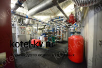 Котельный зал модульной котельной