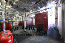 Водогрейные котлы в котельной модульной