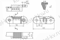 Колосник крайний правый 00.1603.035 Т 328.01.03.00.002
